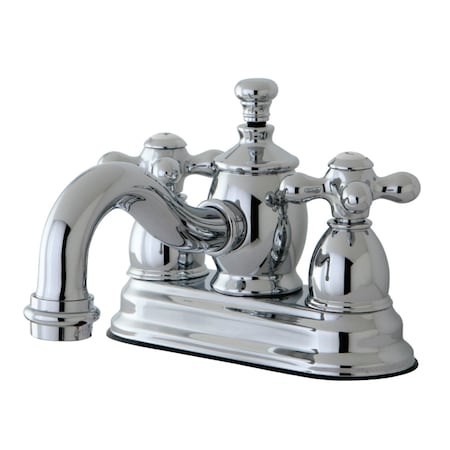 Kingston Brass KS7101AX 4" Centerset Bathroom Faucet, Polished Chrome KS7101AX